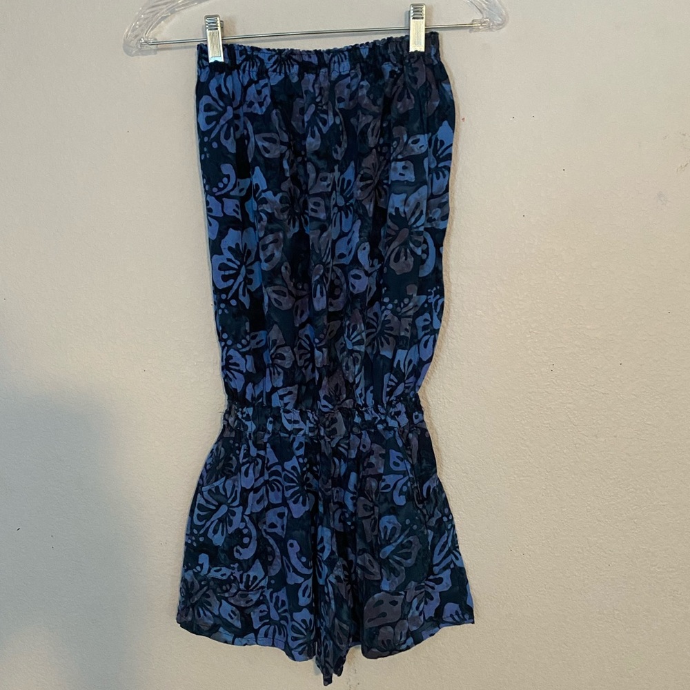Blue Hawaiian Romper